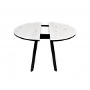 Стол ВВР Элип-2 Бискайская сосна/черный профиль, пластик